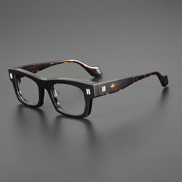 Myrna Acetate Rectangle Glasses Frame Rectangle Frames Southood Leopard